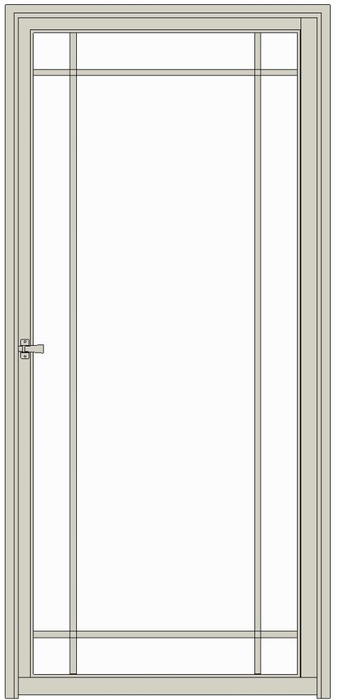 Free Screen Doors Revit Download – Oak Park Single Screen Door Outswing ...